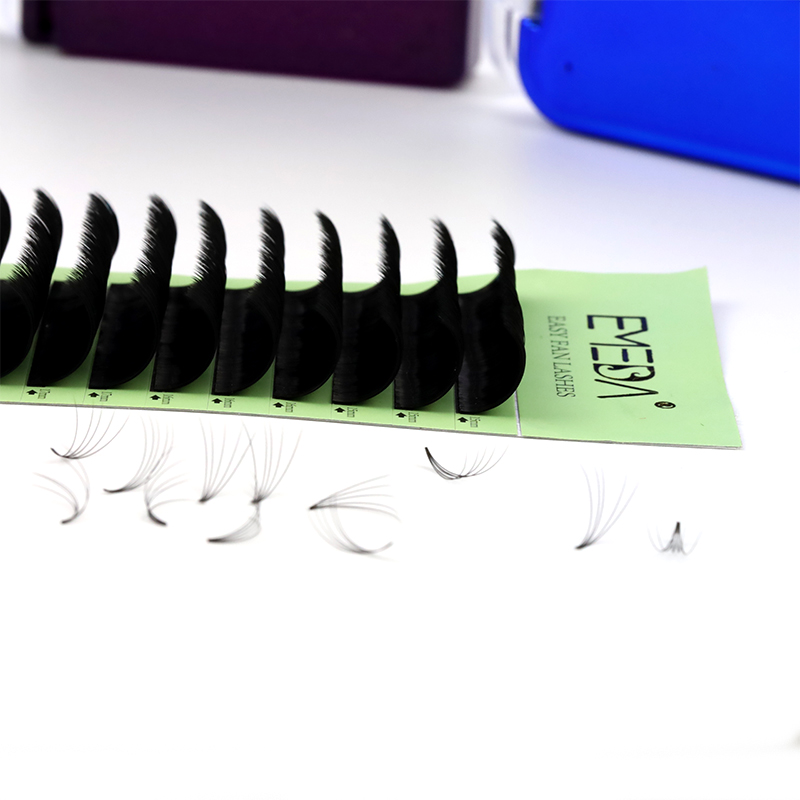 Inquiry for easy fanning eyelash extensions foil back private label, easy fanning volume eyelash extensions supplier JN 