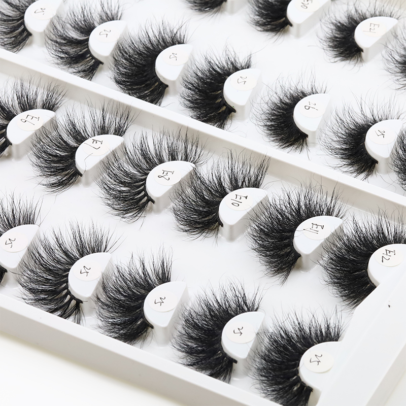 Hot selling 25mm 3D Mink Eyelashes fluffy dramatic mink lashes Wholesale lash vendor JN