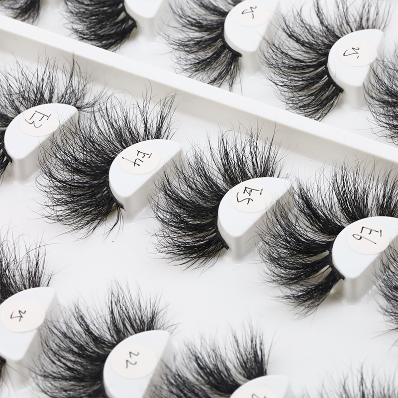 Hot selling 25mm 3D Mink Eyelashes fluffy dramatic mink lashes Wholesale lash vendor JN