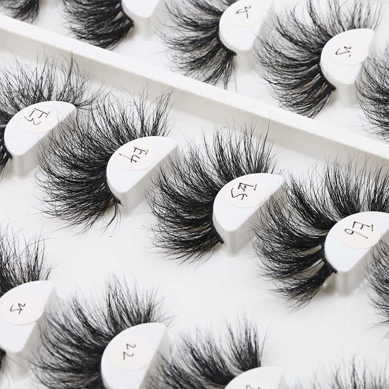 Best quality 25mm 3D mink eyelashes factory price JN