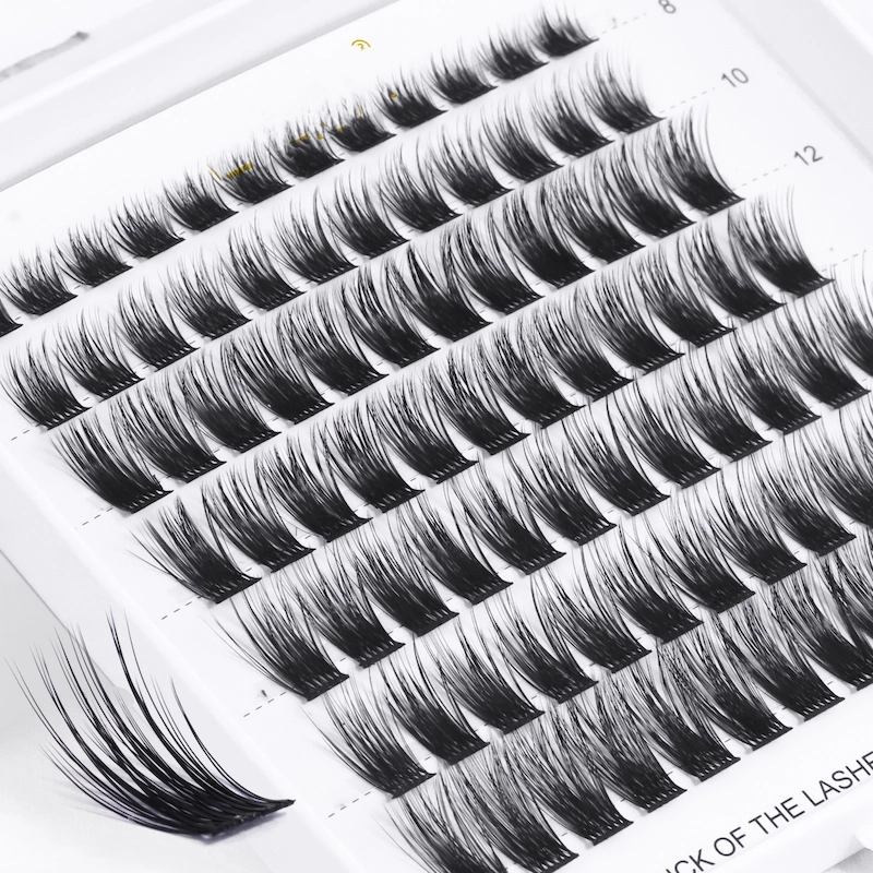 Most Popular Super Thin Band DIY Cluster Lashes Private Label