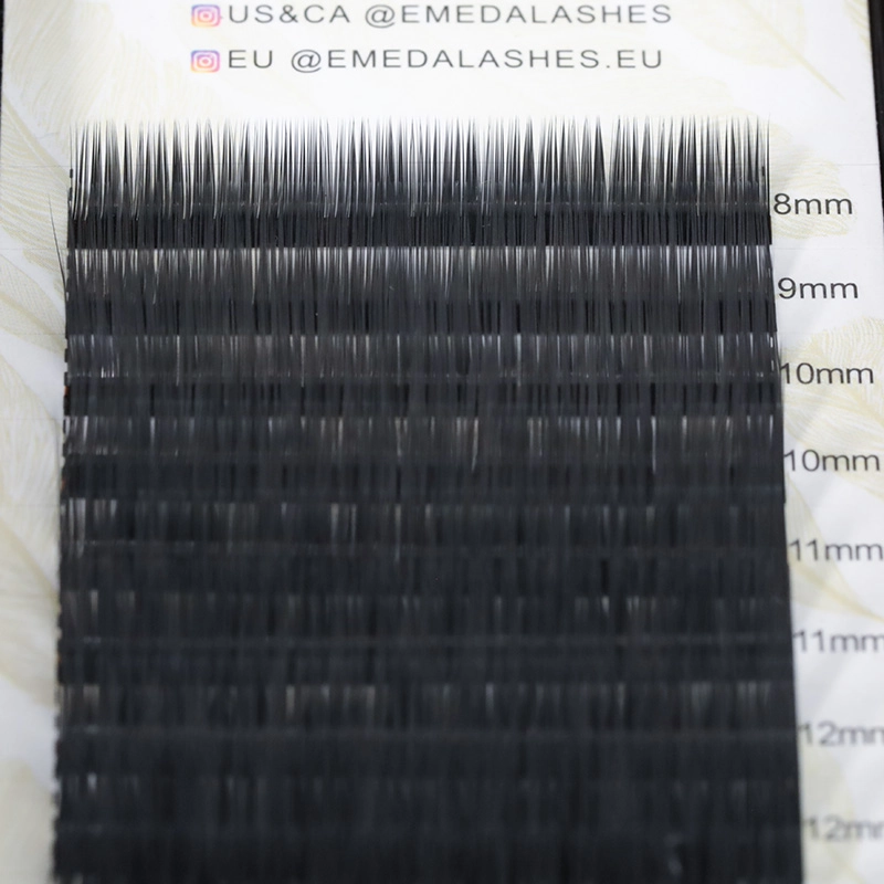 Wholesale High Quality Synthetic Hair Eyelash Extensions Curl L M for Fox Eye LM