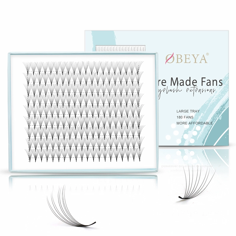 Private Label Premade Fans Eyelash Extension with Pointy Base LM