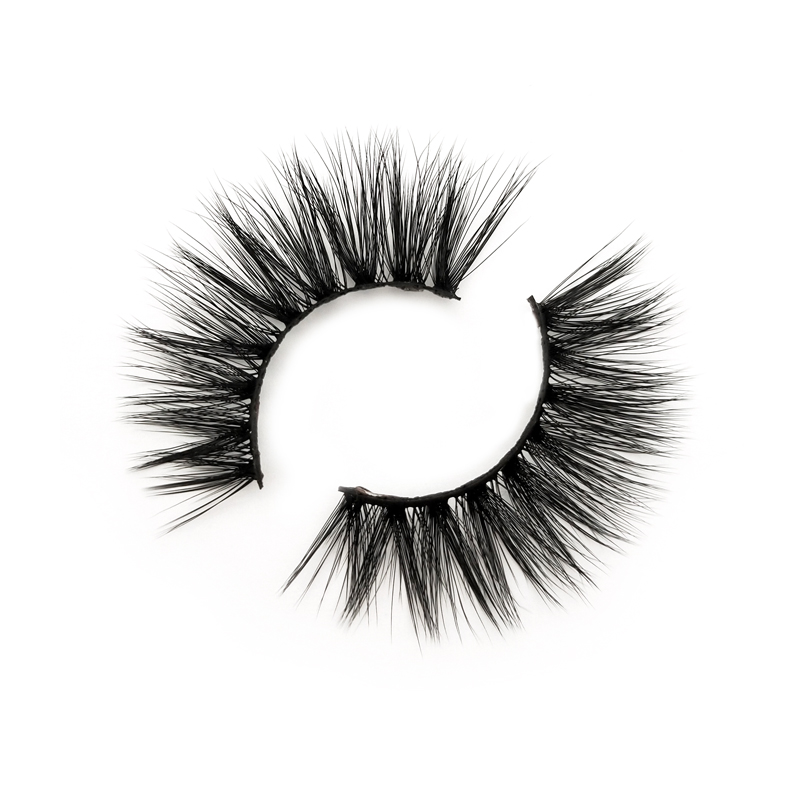 Luxury 3d silk faux mink eyelashes natural looking 12-16mm  handmade silk lashes JN15