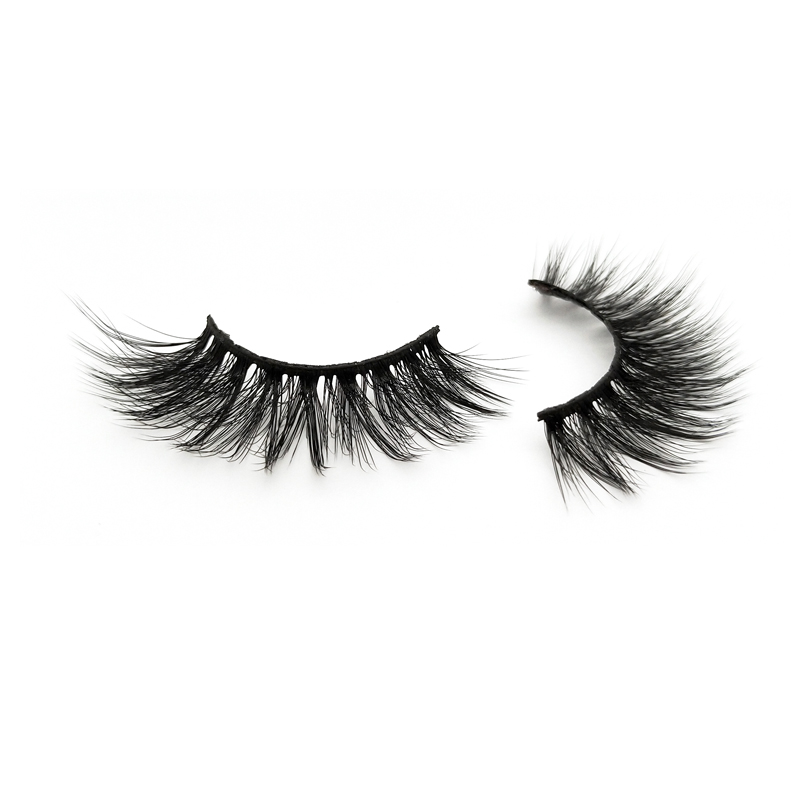 Luxury 3d silk faux mink eyelashes natural looking 12-16mm  handmade silk lashes JN15