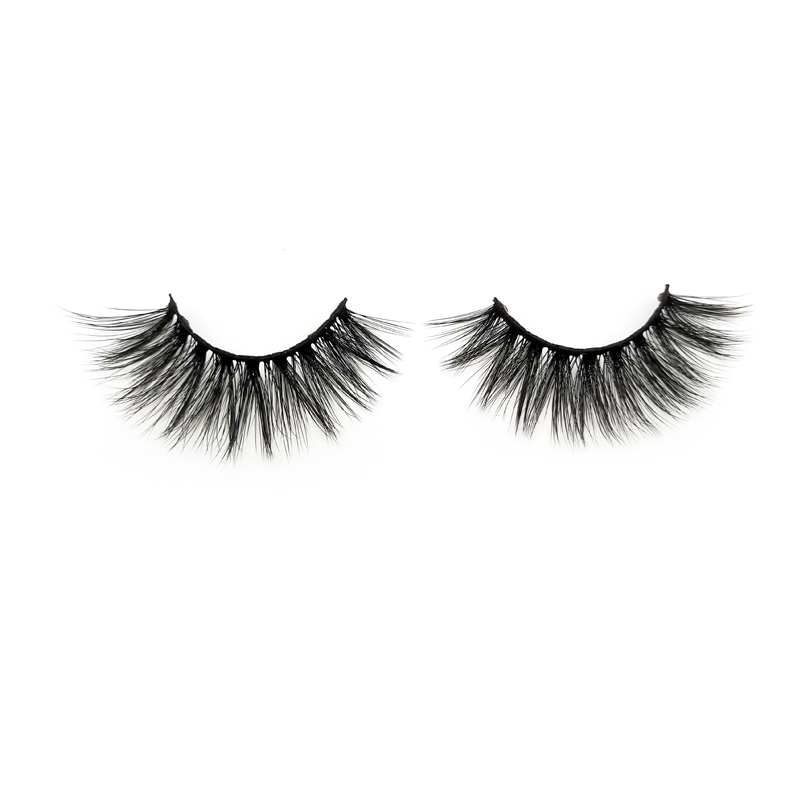 Luxury 3d silk faux mink eyelashes natural looking 12-16mm  handmade silk lashes JN15