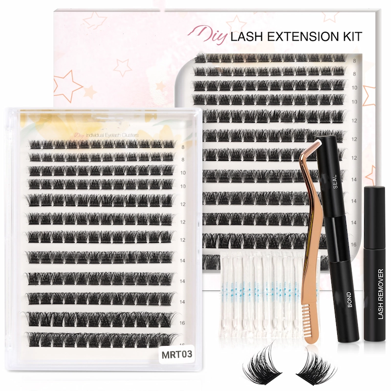 Hot Selling DIY Cluster Segmented Lashes Extension Kit with Private Label LM