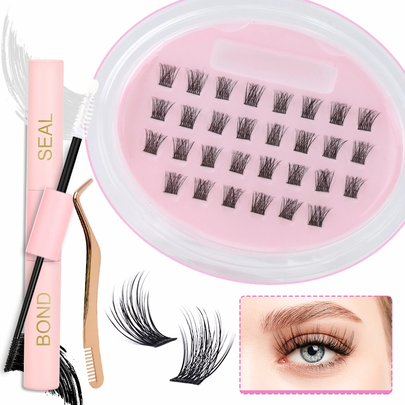 Wholesale DIY Cluster Lashes Single Tray Easily To Carry Around Making Beauty Look Anytime LM