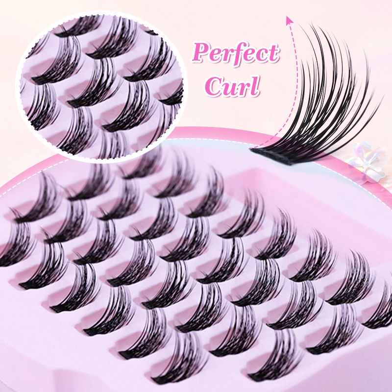Wholesale DIY Cluster Lashes Single Tray Easily To Carry Around Making Beauty Look Anytime LM