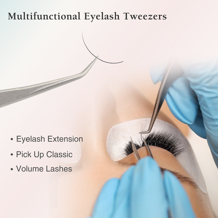 Private Label Eyelash Extension Tweezers Wholesale-YZZ