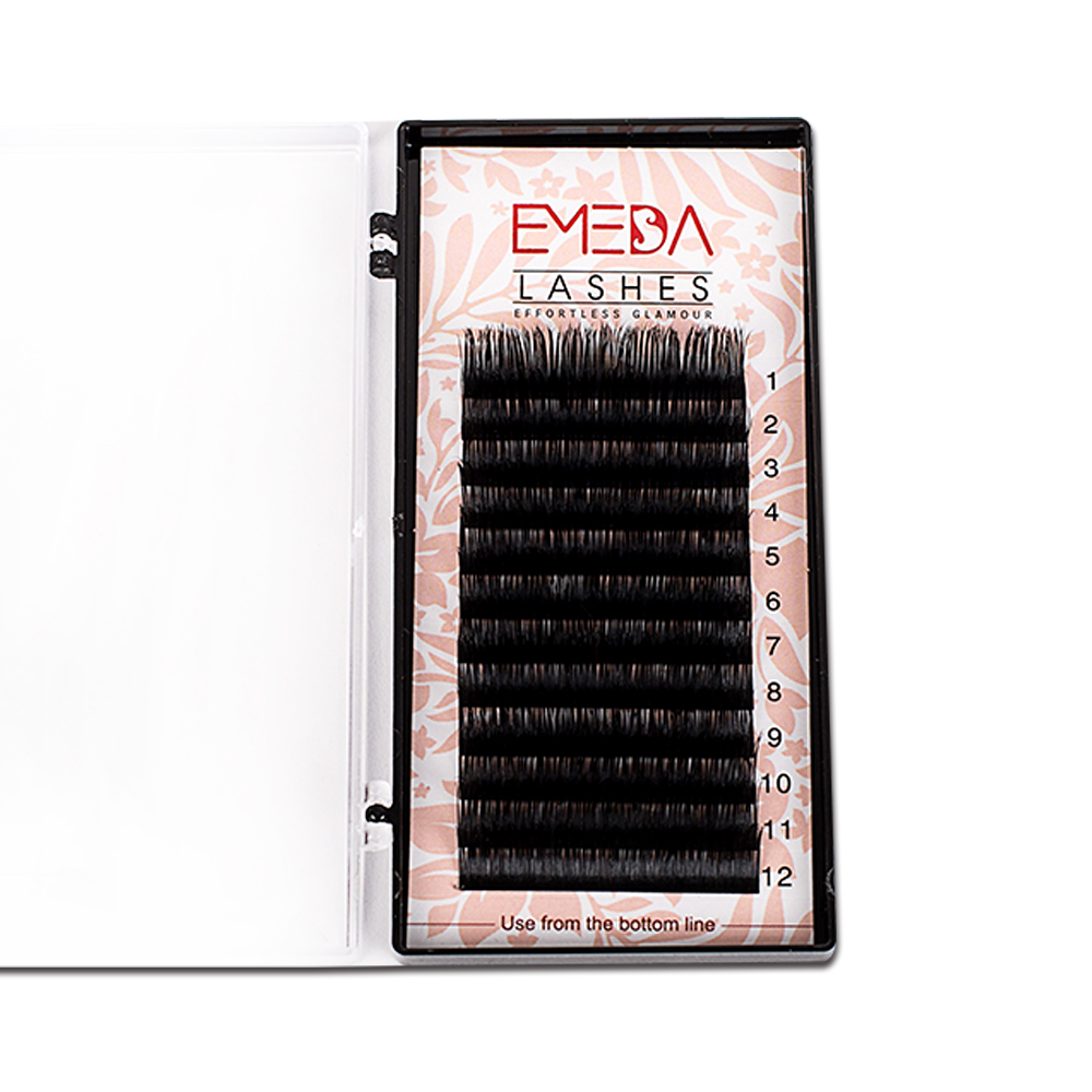 Wholesale Premium 100% Real Mink Eyelash Extension with Private Label ZX01