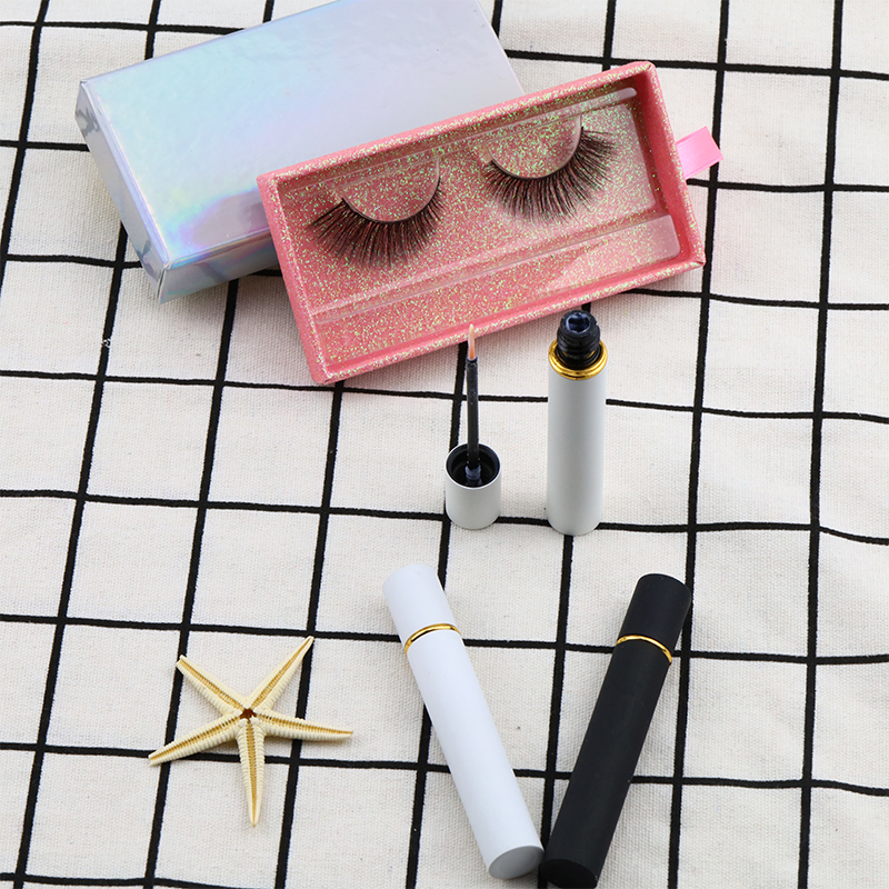 Inquiry for strip 3D mink eyelash glue sensitive eyes JN