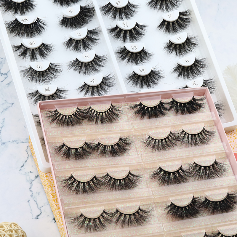 Inquiry for 25MM lashes 5D wholesale vendor bulk mink eyelashes private label mink eyelash packaging box JN