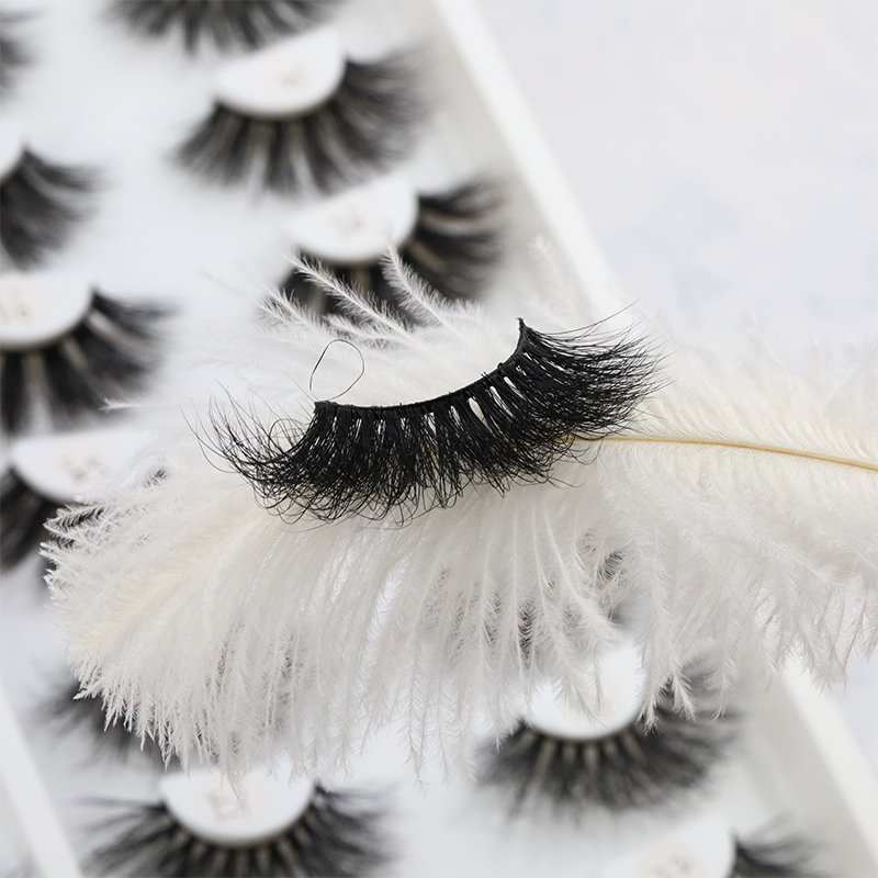 Inquiry for 25MM lashes 5D wholesale vendor bulk mink eyelashes private label mink eyelash packaging box JN