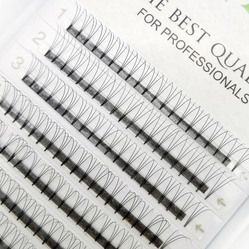 0.07C Mix Length Short Stem 3D Russian Volume Lashes ZX056