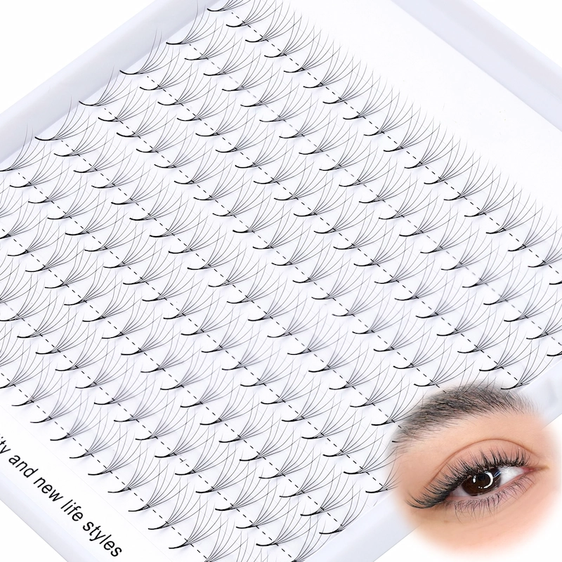 Large Tray Premade Fans Eyelash Extensions Pointy Base Middle Tape Hot Selling in UK Australia LM