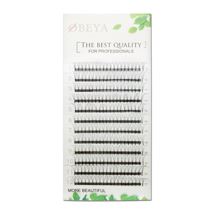 0.07C Mix Length Short Stem 3D Russian Volume Lashes ZX056