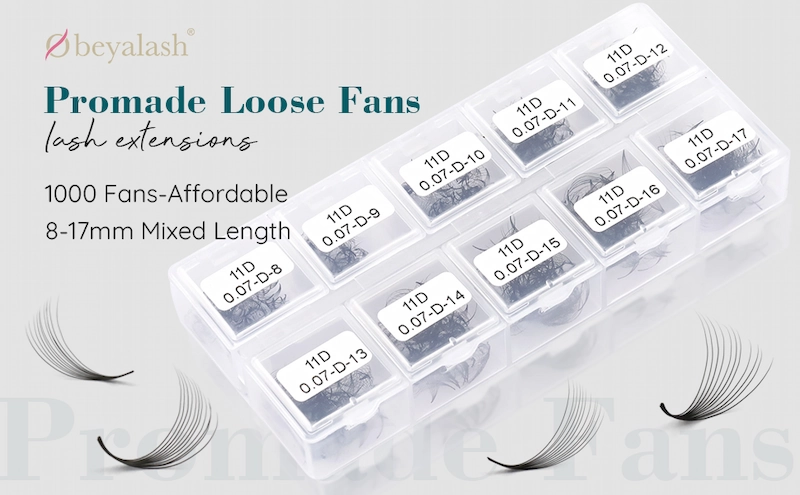 Wholesale Promade Loose Fans Lash Extensions Mixed...