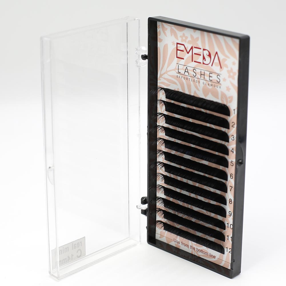 Wholesale Premium 100% Real Mink Eyelash Extension with Private Label ZX01