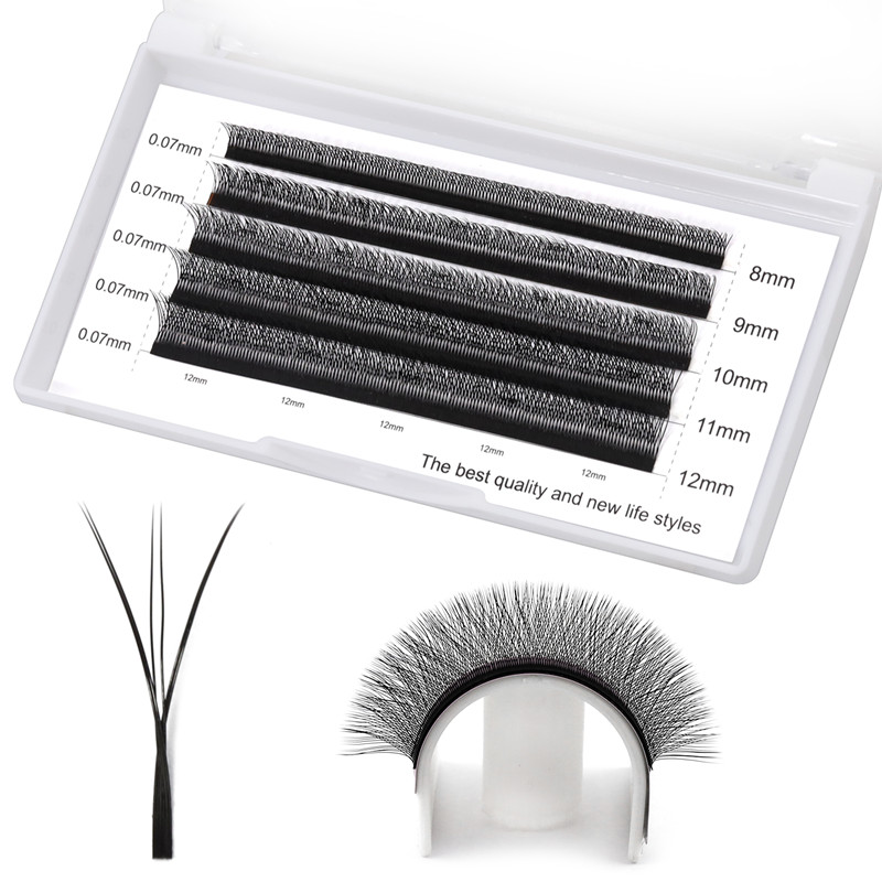 Private Label 6D W Shape Lash Extensions Wholesale LM