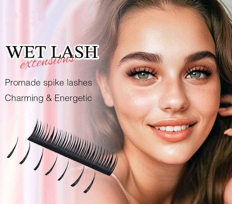 New Lash Trays Wet Eyelash Extensions Premade Spik...